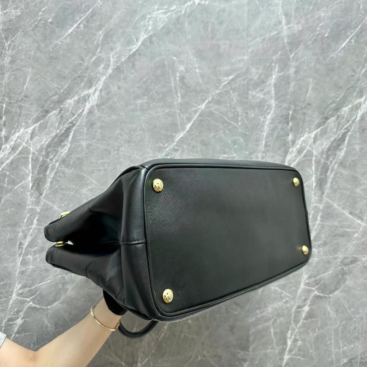 Prada Saffiano Black GHW - Luxury Evermore