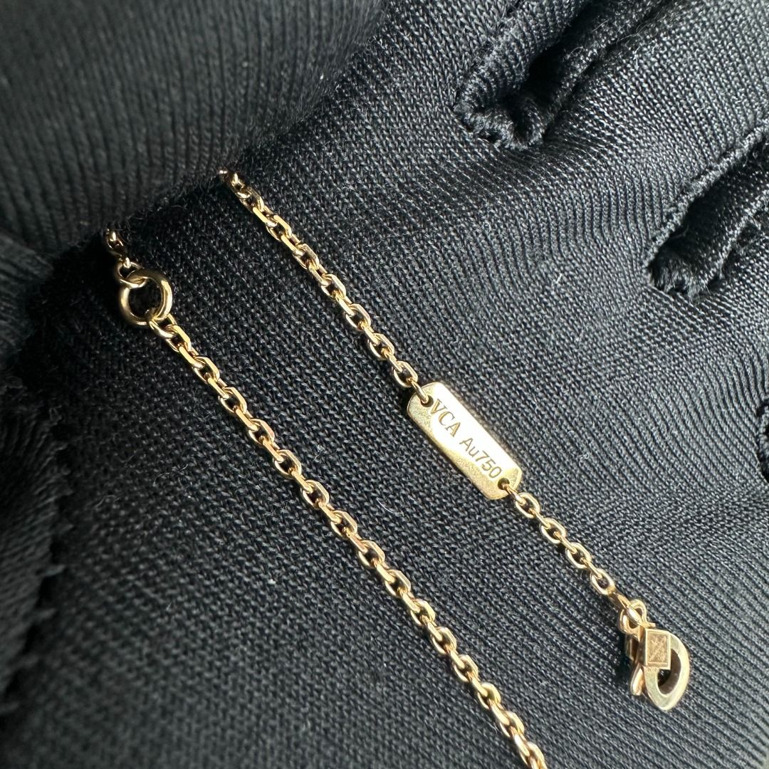 *Receipt, Cert* Van Cleef & Arpels Vintage Alhambra Necklace - Luxury Evermore
