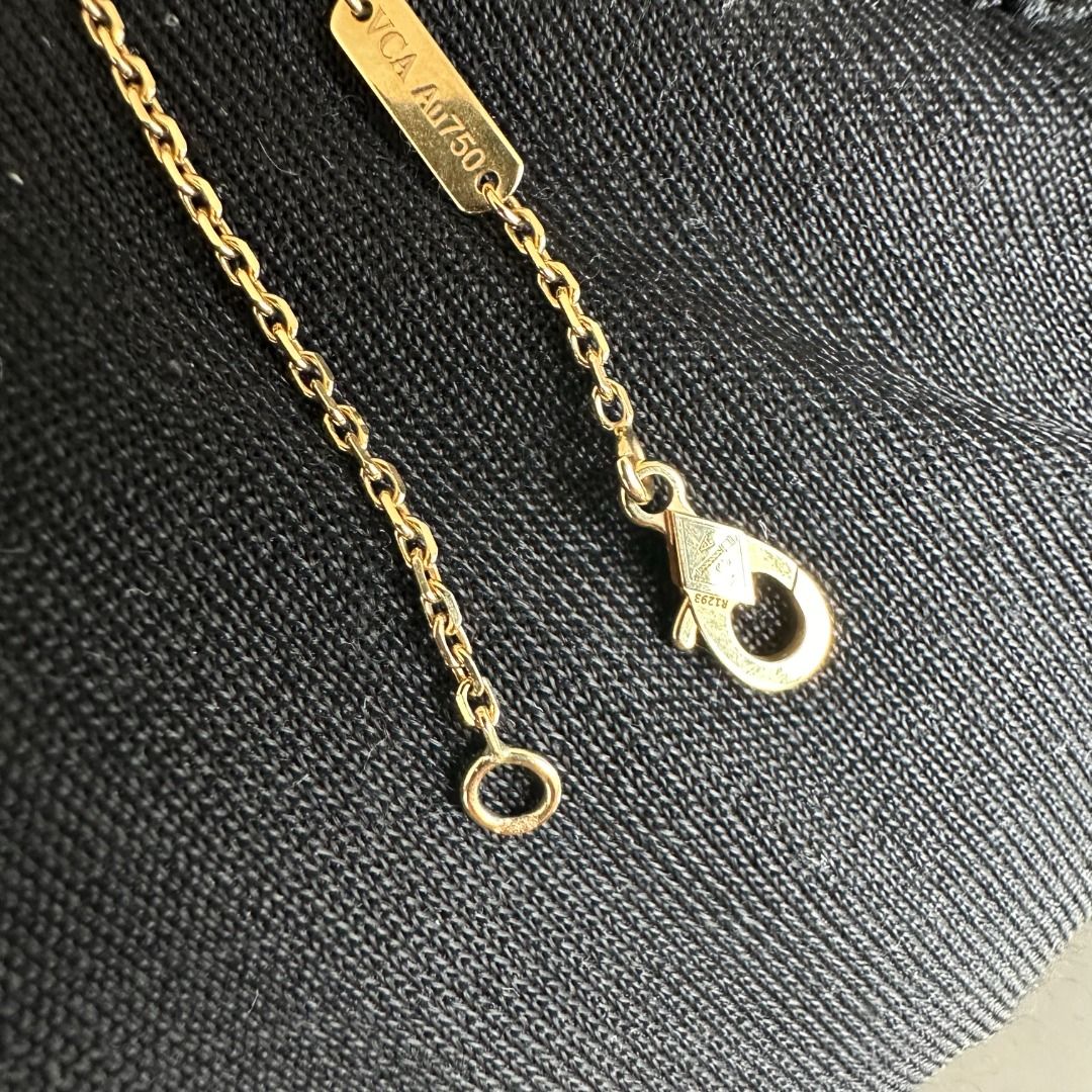 *Receipt, Cert* Van Cleef & Arpels Vintage Alhambra Necklace - Luxury Evermore