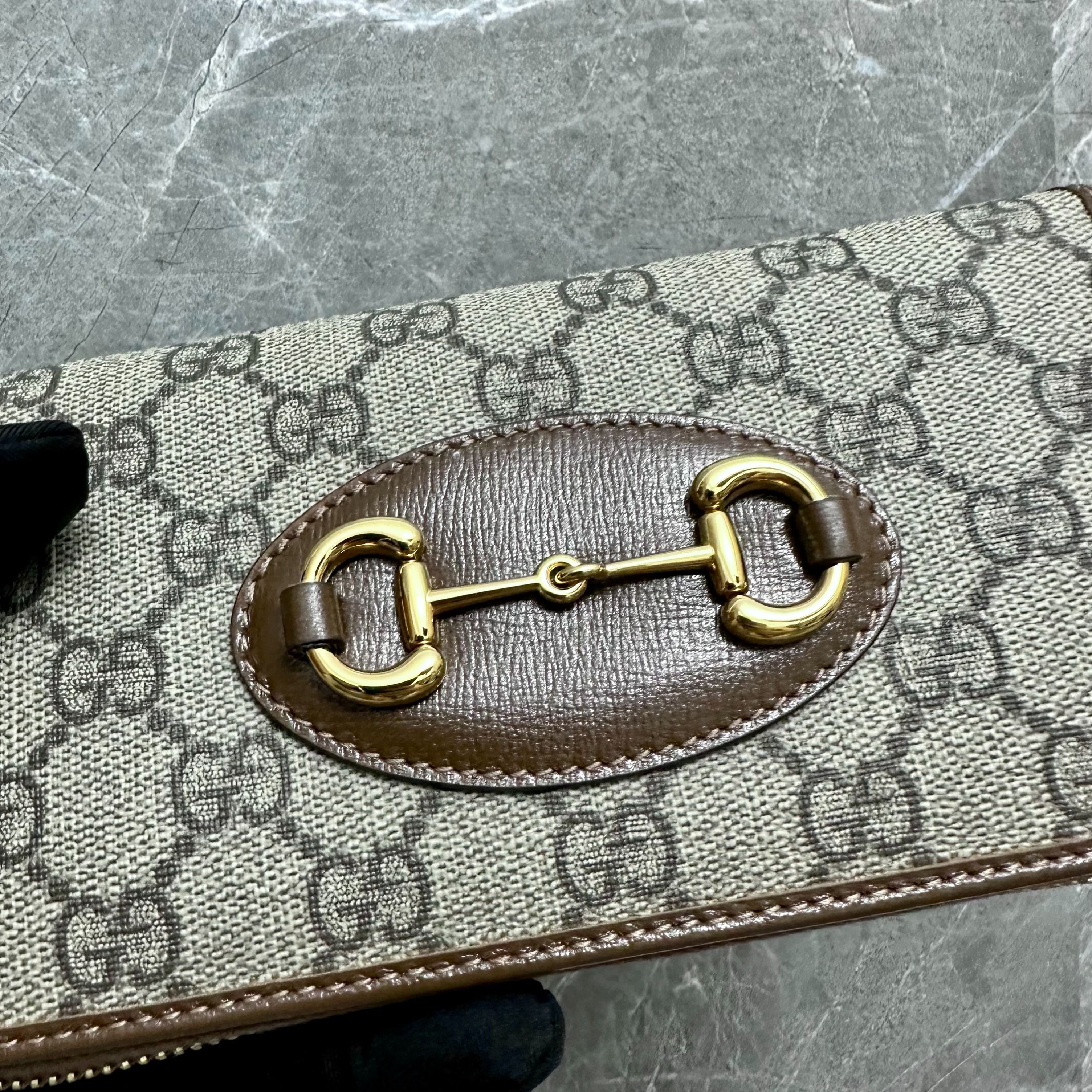 *Receipt Full Set* Gucci Horsebit 1955 Wallet - Luxury Evermore