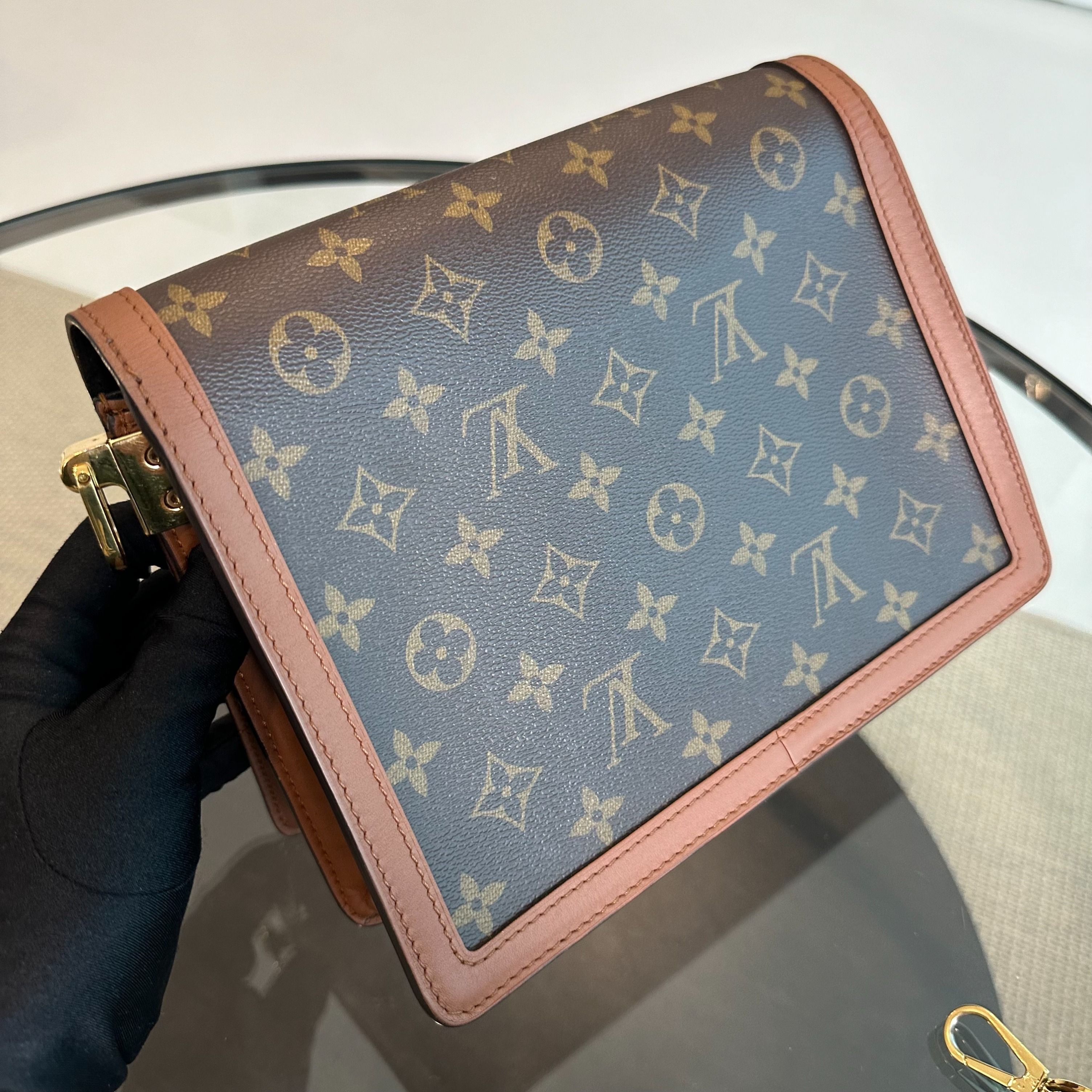 *Receipt* Louis Vuitton LV Dauphine MM Monogram Shoulder Bag - Luxury Evermore