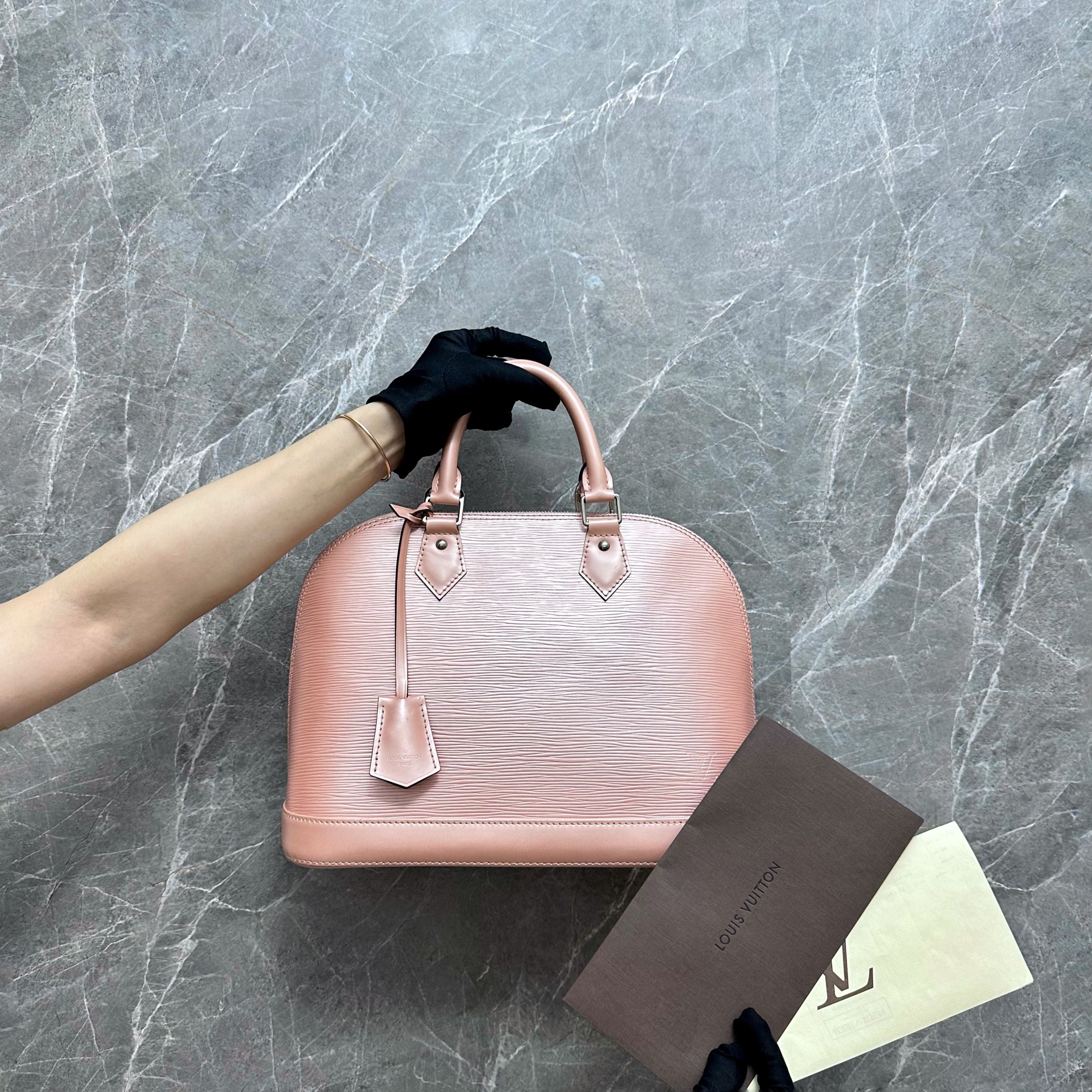 *Receipt* LV Alma PM EPI Leather Light Pink SHW - Luxury Evermore