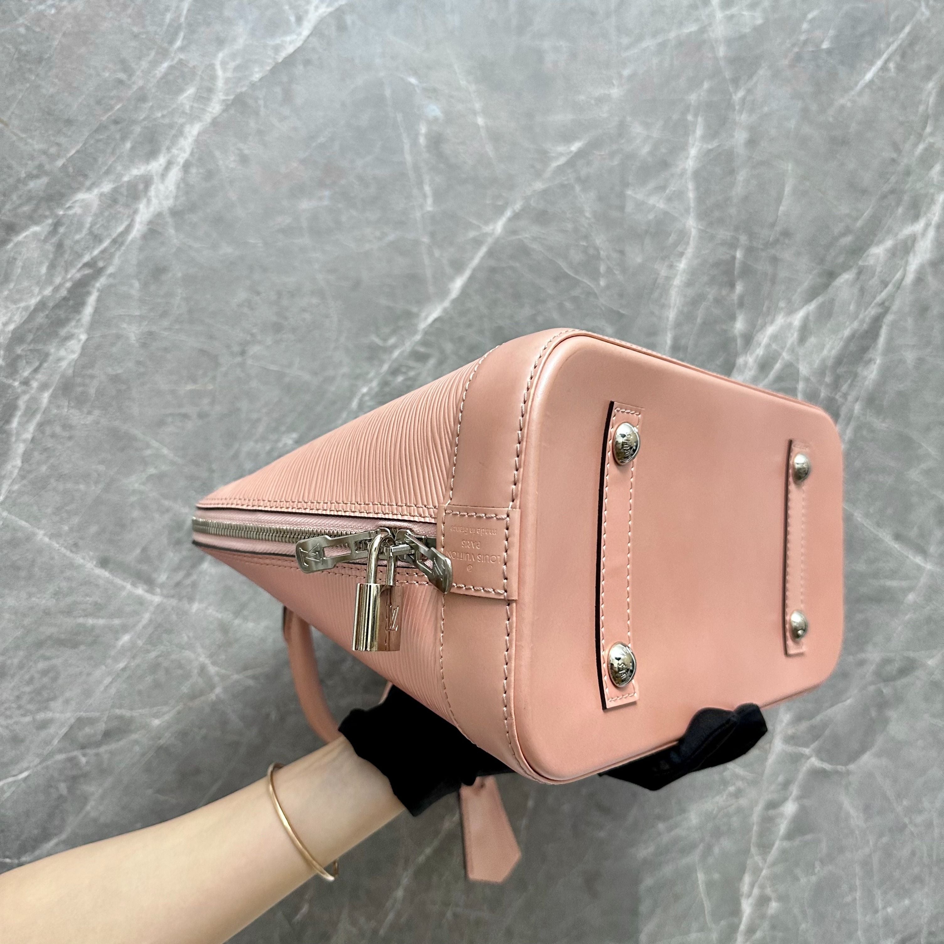 *Receipt* LV Alma PM EPI Leather Light Pink SHW - Luxury Evermore