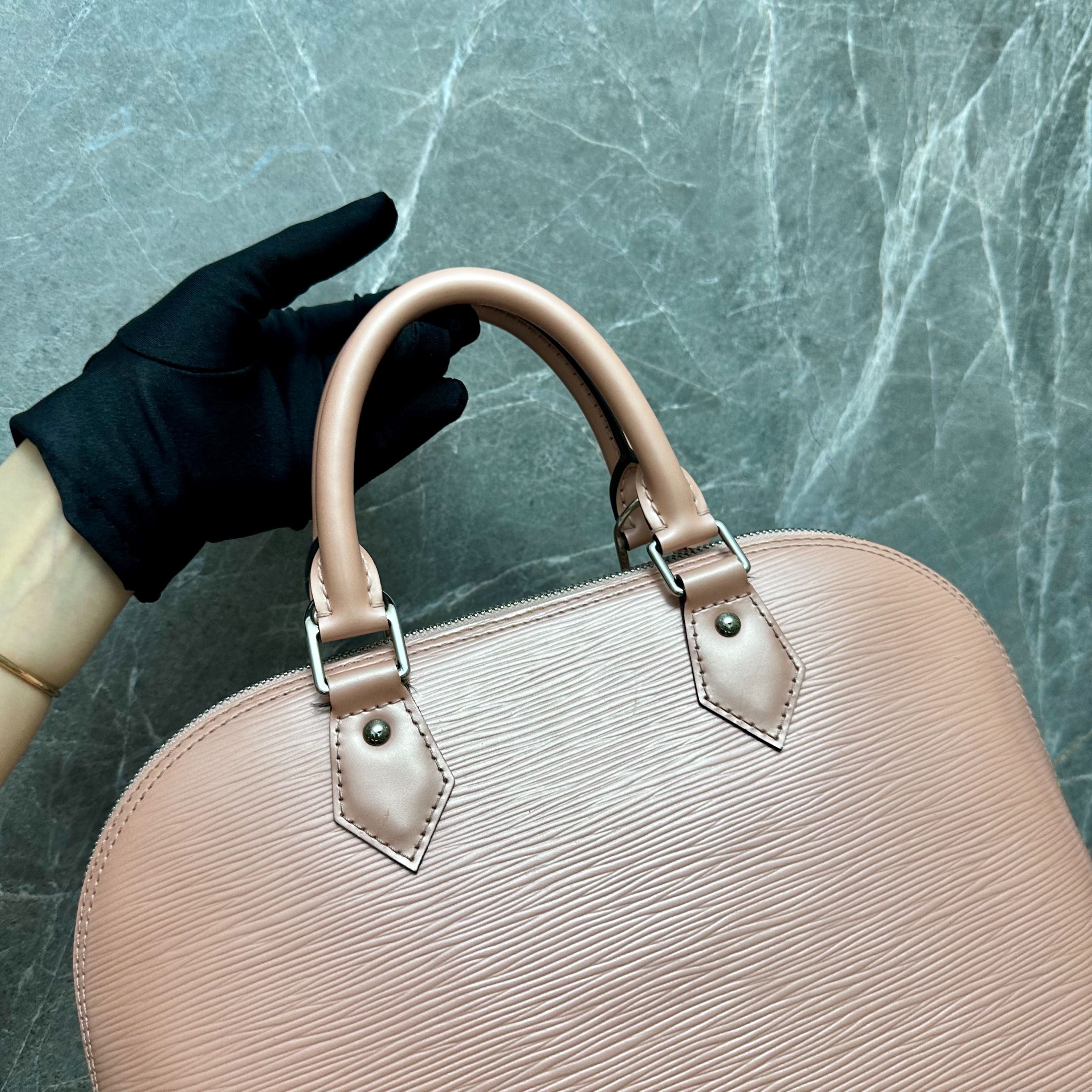 *Receipt* LV Alma PM EPI Leather Light Pink SHW - Luxury Evermore