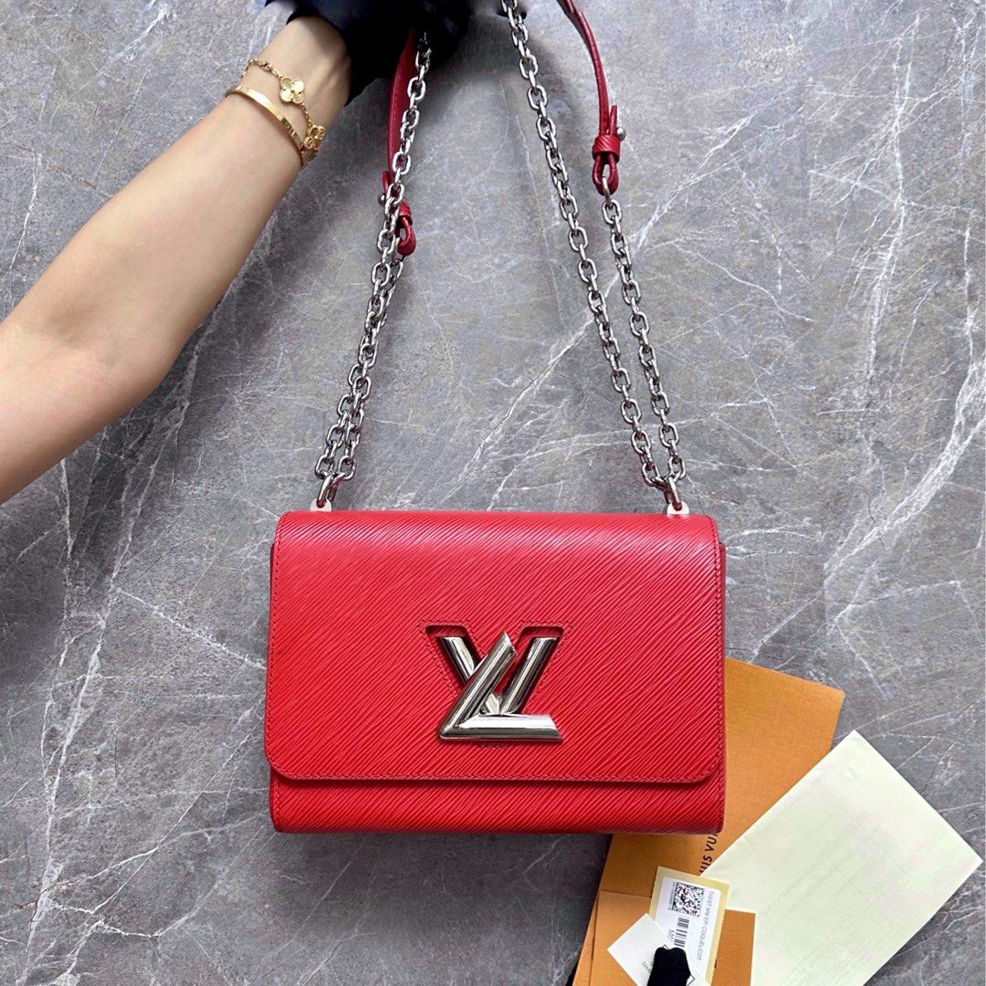 *Receipt* LV Twist MM EPI Leather Red SHW - Luxury Evermore