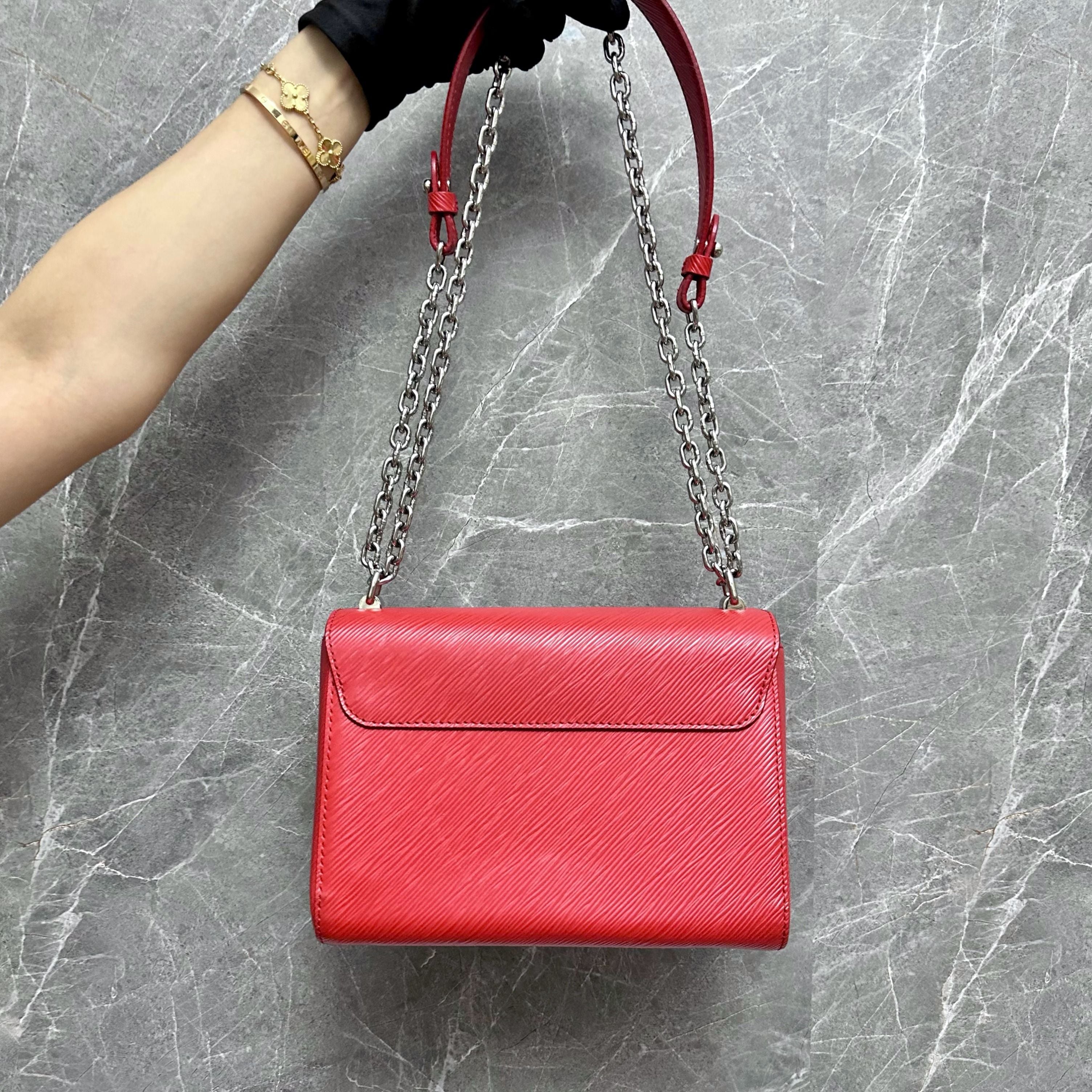 *Receipt* LV Twist MM EPI Leather Red SHW - Luxury Evermore