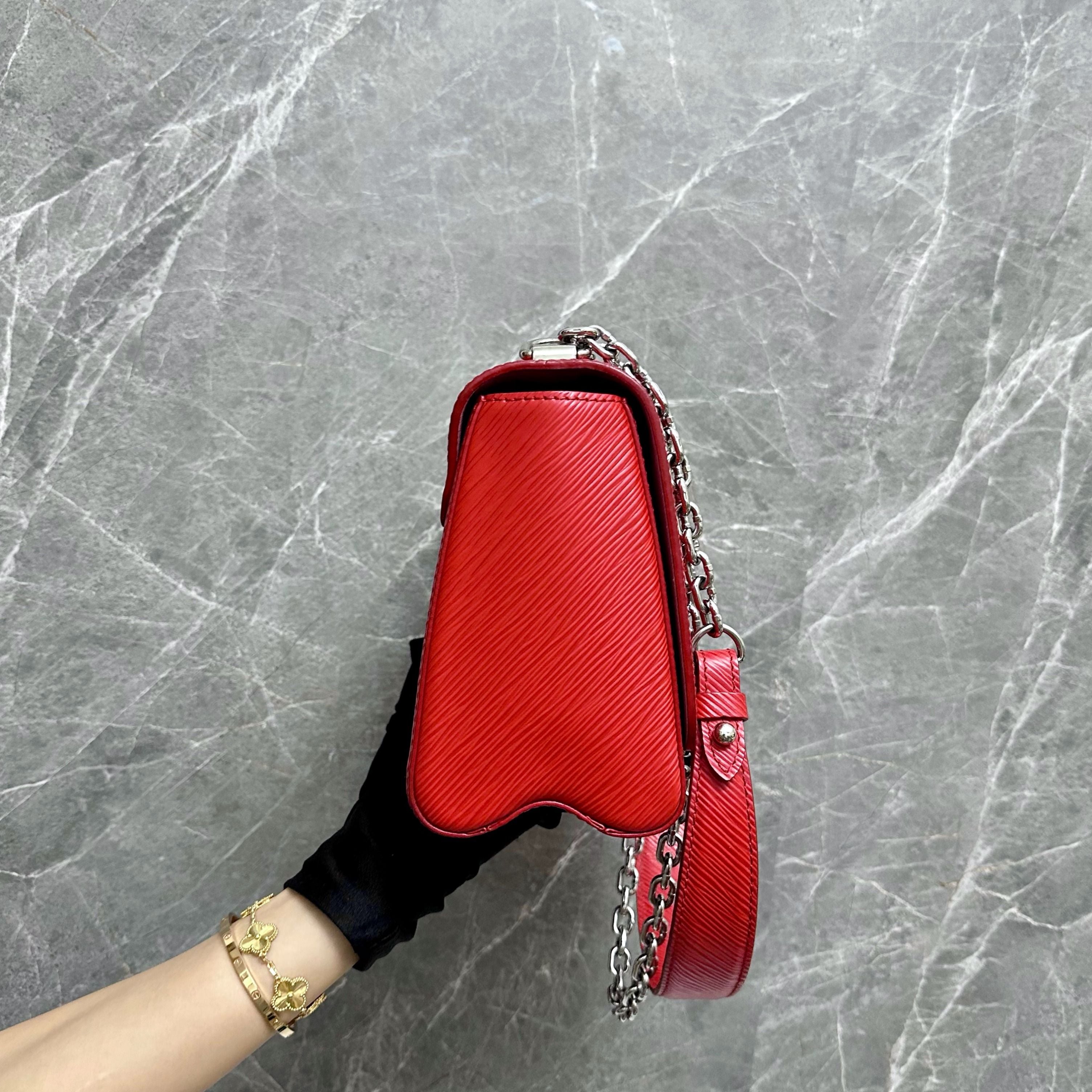 *Receipt* LV Twist MM EPI Leather Red SHW - Luxury Evermore