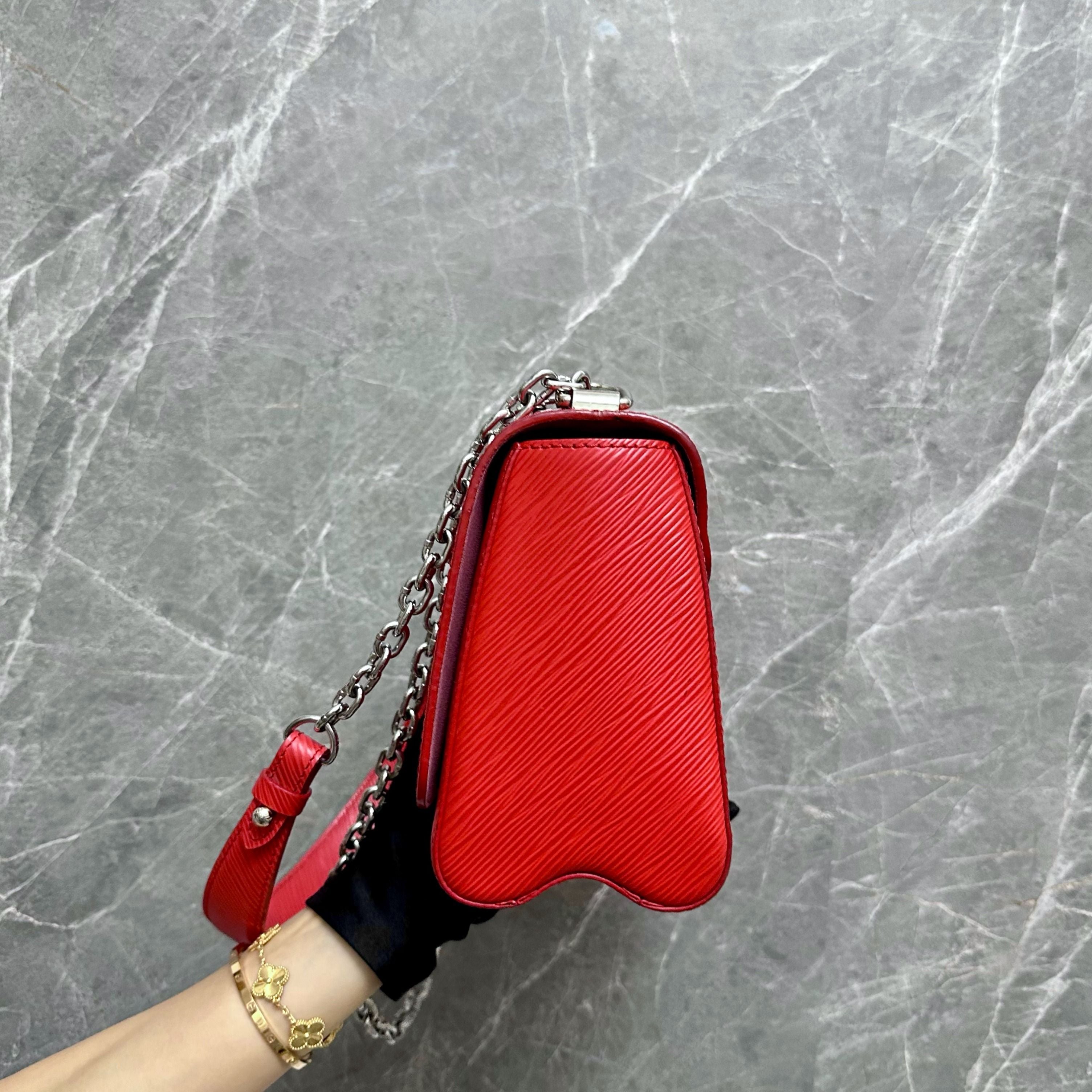 *Receipt* LV Twist MM EPI Leather Red SHW - Luxury Evermore