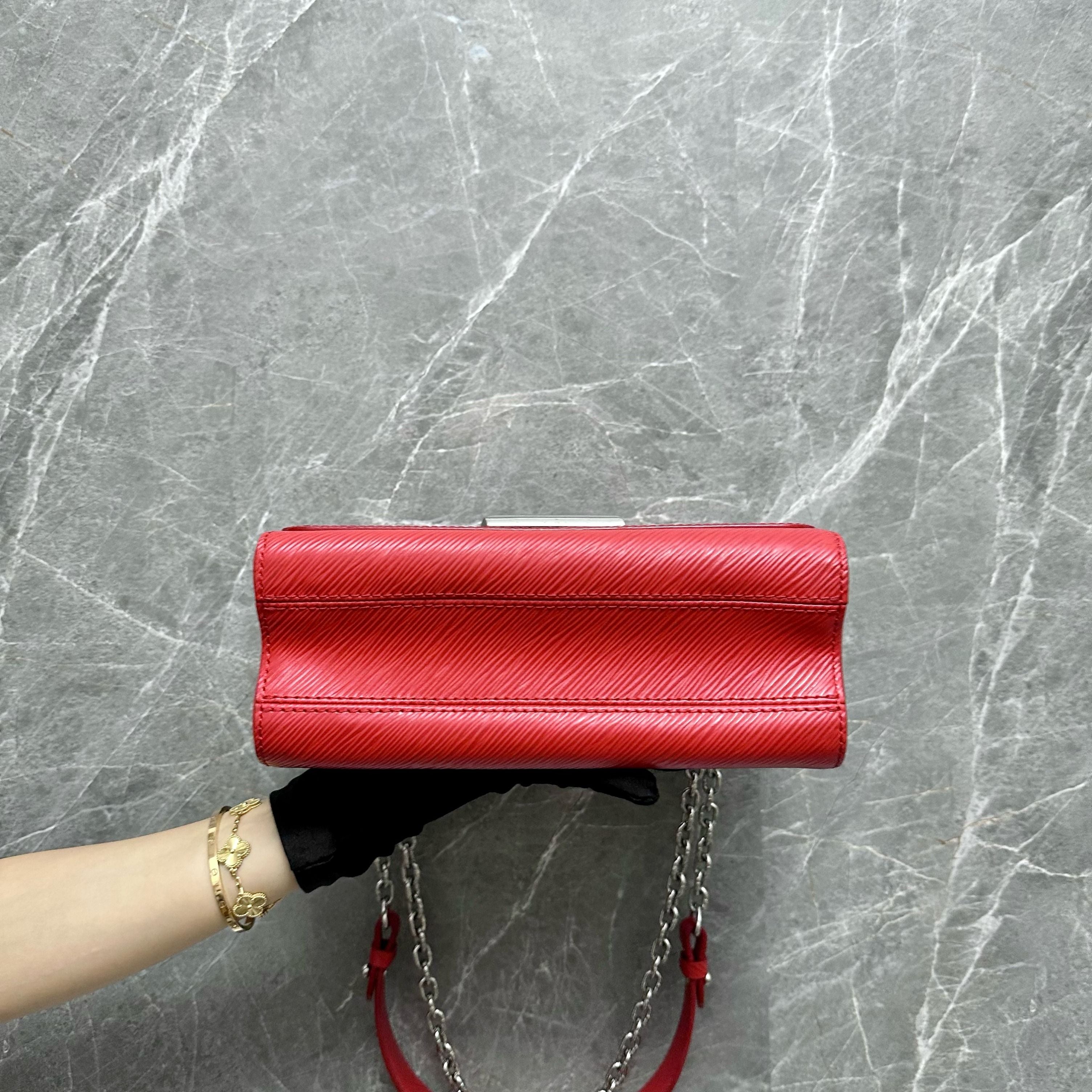 *Receipt* LV Twist MM EPI Leather Red SHW - Luxury Evermore