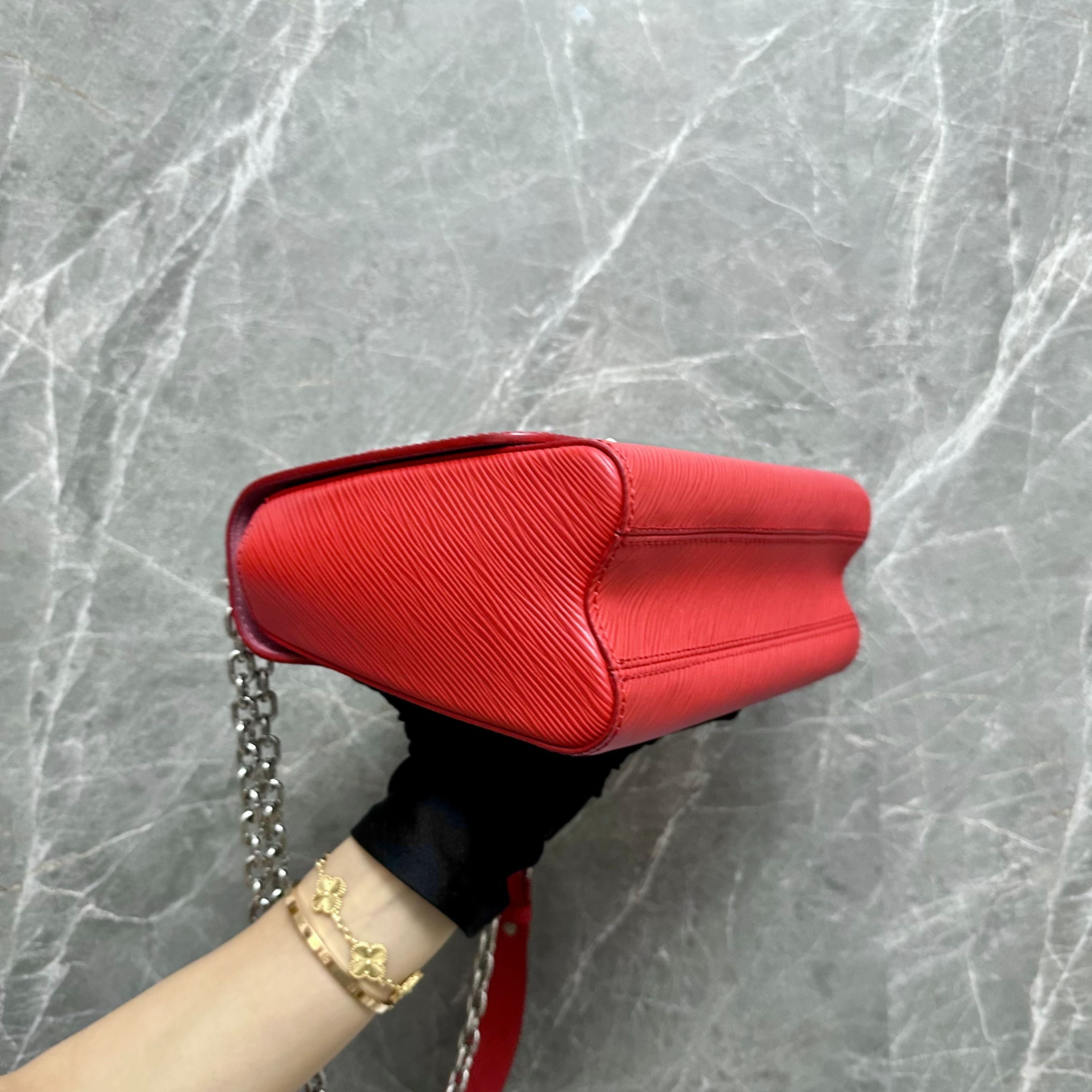 *Receipt* LV Twist MM EPI Leather Red SHW - Luxury Evermore