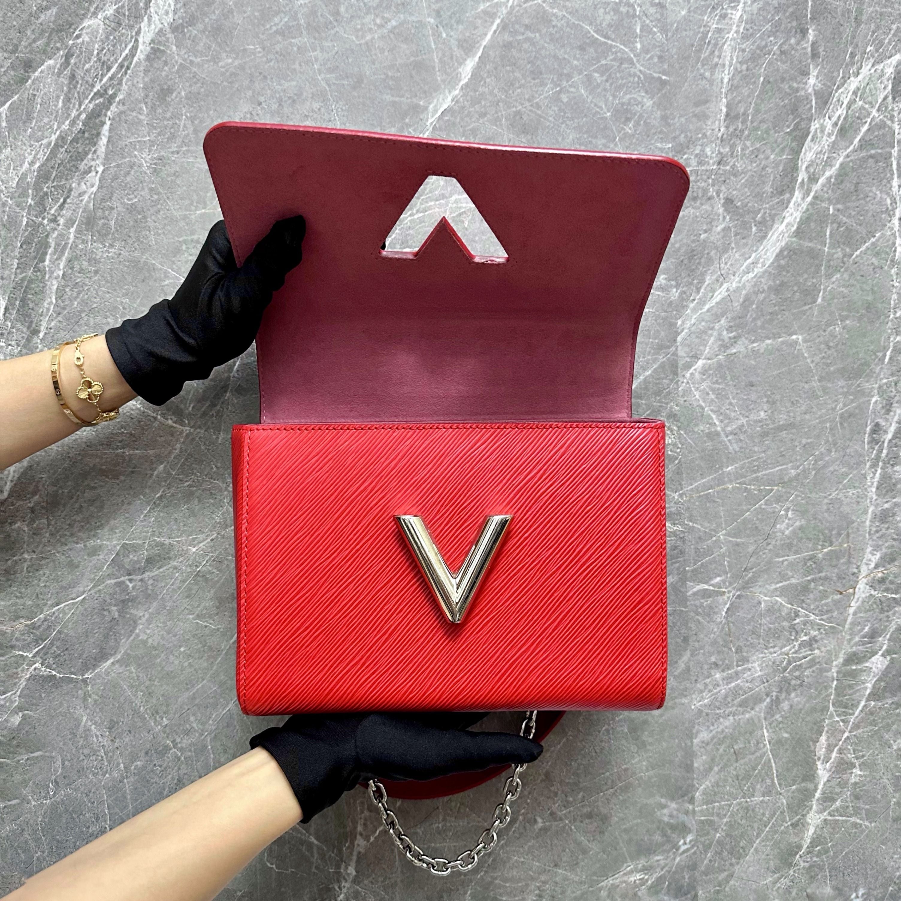 *Receipt* LV Twist MM EPI Leather Red SHW - Luxury Evermore