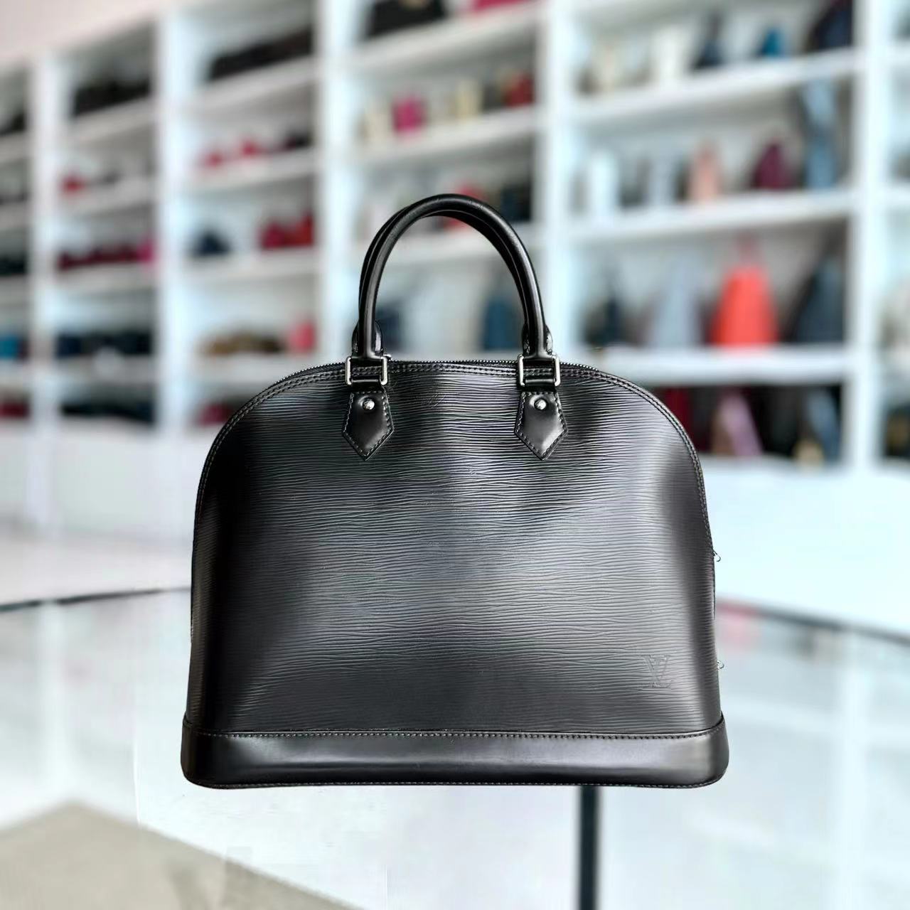 *Recolor* LV Alma PM EPI Leather Black Silver Hardware - Luxury Evermore