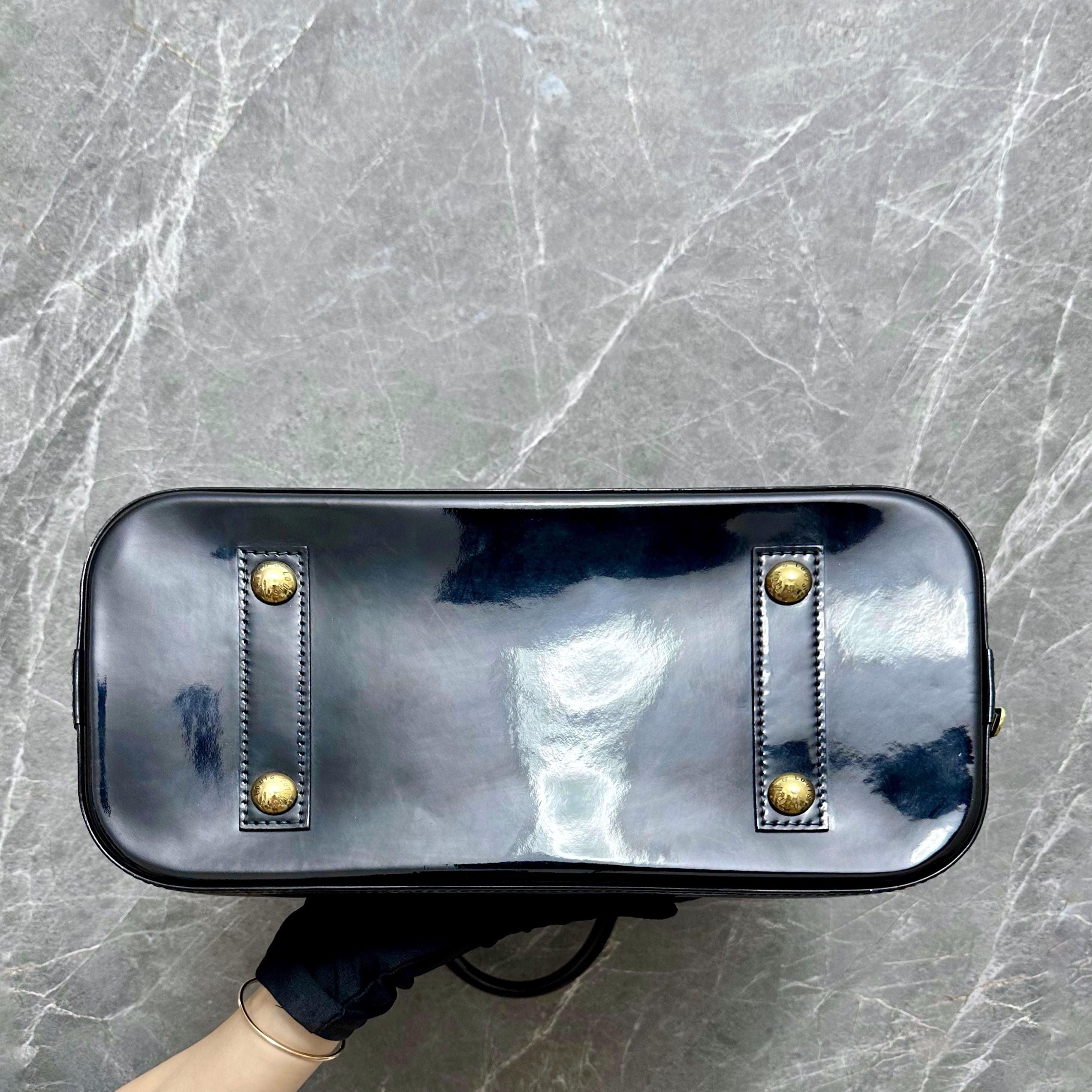 *Recolor* LV Alma Vernis Black Patent Leather GHW - Luxury Evermore